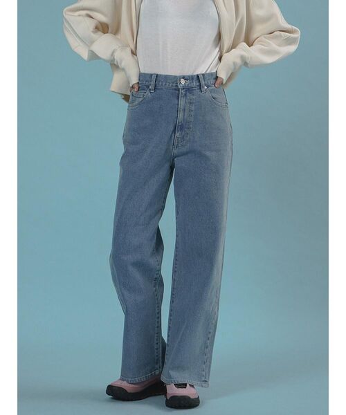 FIKA.(フィーカ)の「Wide-leg denim pants(デニムパンツ・レディース・ブルー系その他/ブルー・MEDIUM/SMALL)」の16枚目の写真