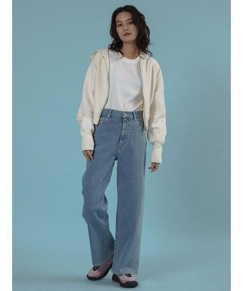 FIKA.(フィーカ)の「Wide-leg denim pants(デニムパンツ・レディース・ブルー系その他/ブルー・MEDIUM/SMALL)」の20枚目の写真