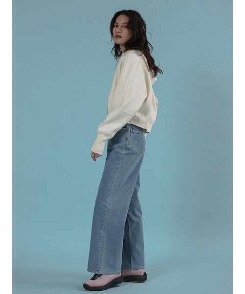 FIKA.(フィーカ)の「Wide-leg denim pants(デニムパンツ・レディース・ブルー系その他/ブルー・MEDIUM/SMALL)」の21枚目の写真