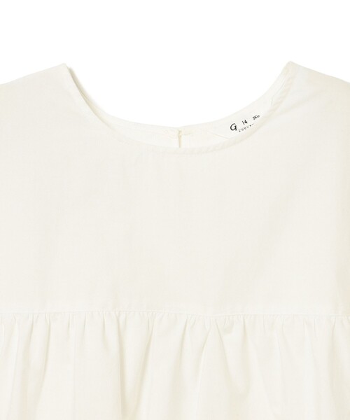 Ray BEAMS（レイビームス）の「Gymphlex / ティアード ノースリーブ チュニック（シャツ/ブラウス・レディース・ホワイト・14）」の2枚目の写真