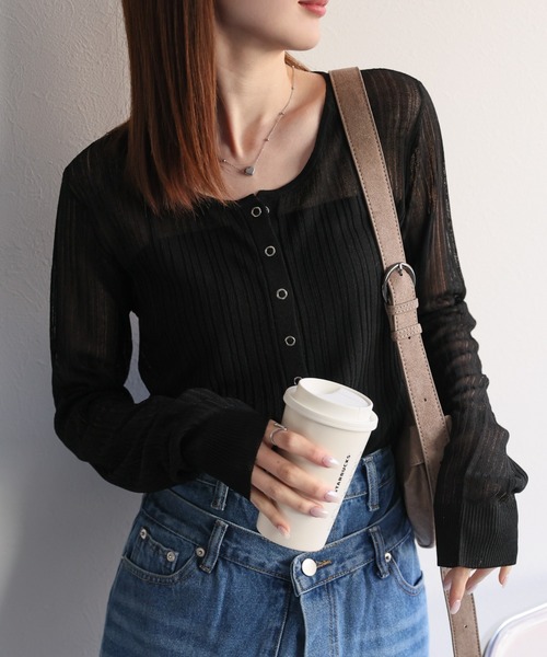 model:162cm　着用サイズ:F