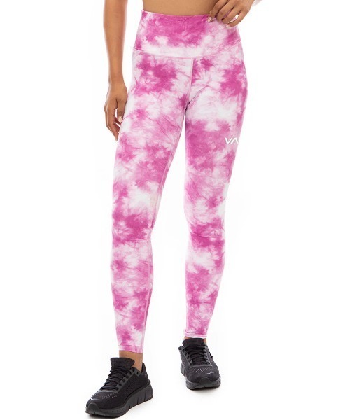 RVCA(ルーカ)の「【RVCA/ルーカ】【ROSE NAMAJUNAS】 THUG ROSE ESSENTIAL LEGGING/吸水速乾 総柄 ハイウエスト レギンス・スパッツ(レギンス/スパッツ・レディース・パープル・X-SMALL)」の9枚目の写真