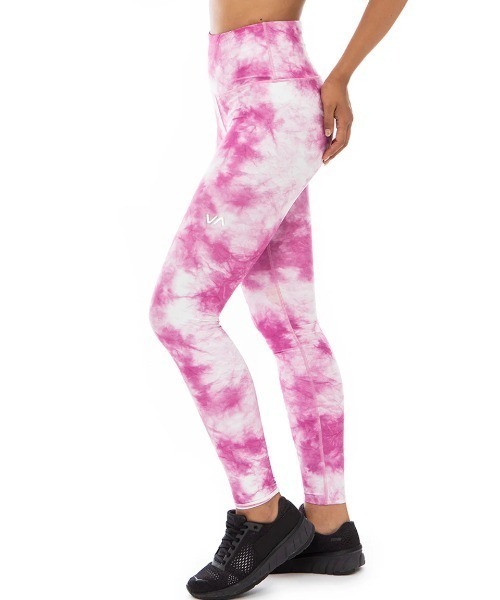 RVCA(ルーカ)の「【RVCA/ルーカ】【ROSE NAMAJUNAS】 THUG ROSE ESSENTIAL LEGGING/吸水速乾 総柄 ハイウエスト レギンス・スパッツ(レギンス/スパッツ・レディース・パープル・X-SMALL)」の11枚目の写真