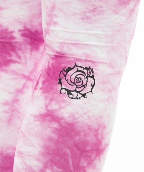 RVCA(ルーカ)の「【RVCA/ルーカ】【ROSE NAMAJUNAS】 THUG ROSE ESSENTIAL LEGGING/吸水速乾 総柄 ハイウエスト レギンス・スパッツ(レギンス/スパッツ・レディース・パープル・X-SMALL)」の3枚目の写真