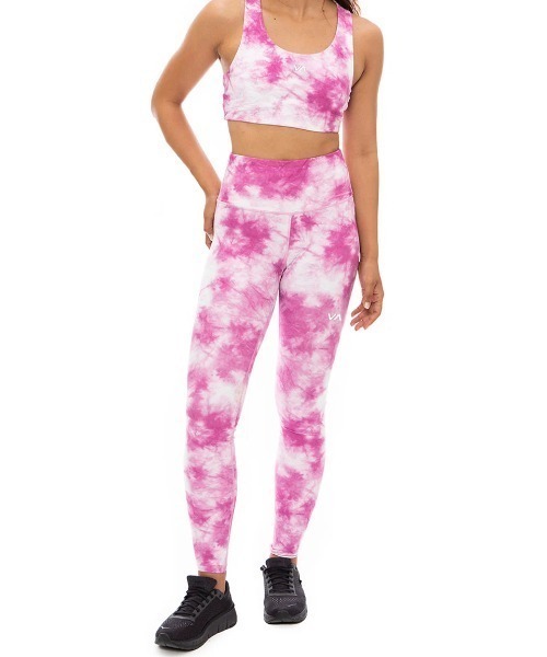 RVCA(ルーカ)の「【RVCA/ルーカ】【ROSE NAMAJUNAS】 THUG ROSE ESSENTIAL LEGGING/吸水速乾 総柄 ハイウエスト レギンス・スパッツ(レギンス/スパッツ・レディース・パープル・X-SMALL)」の8枚目の写真