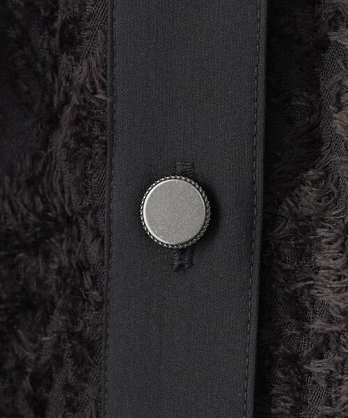 LOVELESS(ラブレス)の「【26SS WEB先行予約】カットジャカードシャツワンピース(シャツワンピース・レディース・ブラック・34/36)」の7枚目の写真