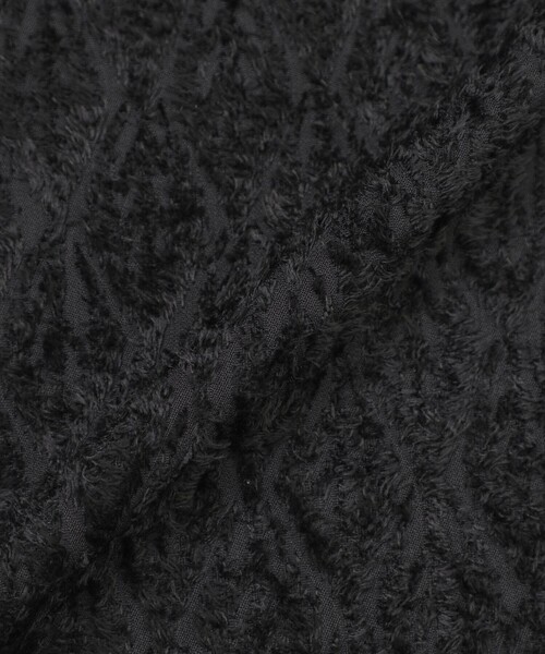 LOVELESS（ラブレス）の「カットジャカードシャツワンピース（シャツワンピース・レディース・ブラック・34/36）」の10枚目の写真