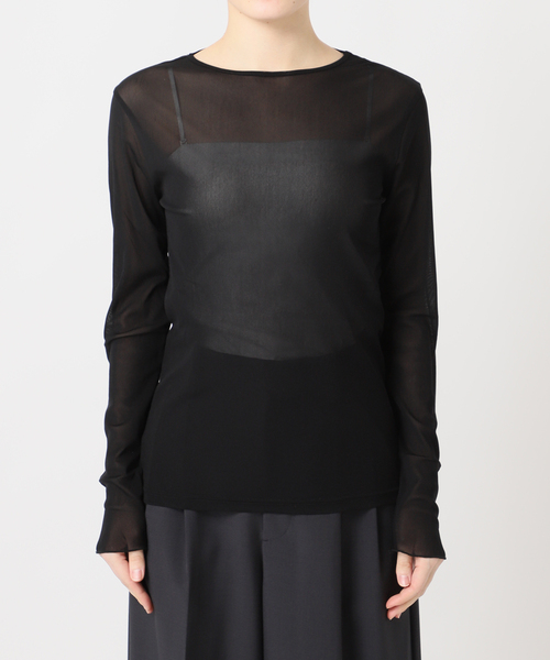 OUTDOOR PRODUCTS（アウトドアプロダクツ）の「ストレッチシアーロンTEE（Tシャツ/カットソー・レディース・アイボリー/ブラック/ボルドー/ブルー系その他・FREE）」の22枚目の写真