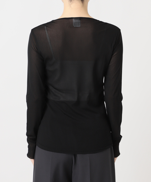 OUTDOOR PRODUCTS（アウトドアプロダクツ）の「ストレッチシアーロンTEE（Tシャツ/カットソー・レディース・アイボリー/ブラック/ボルドー/ブルー系その他・FREE）」の12枚目の写真