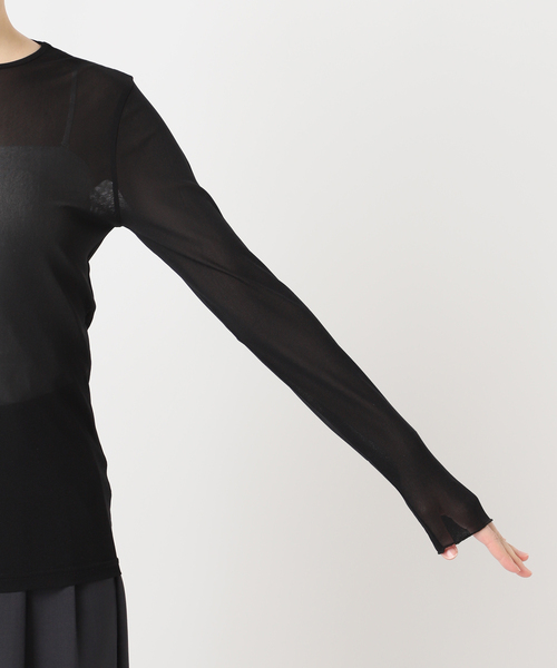 OUTDOOR PRODUCTS（アウトドアプロダクツ）の「ストレッチシアーロンTEE（Tシャツ/カットソー・レディース・アイボリー/ブラック/ボルドー/ブルー系その他・FREE）」の14枚目の写真