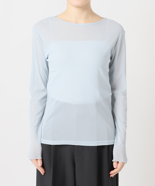 OUTDOOR PRODUCTS（アウトドアプロダクツ）の「ストレッチシアーロンTEE（Tシャツ/カットソー・レディース・アイボリー/ブラック/ボルドー/ブルー系その他・FREE）」の9枚目の写真