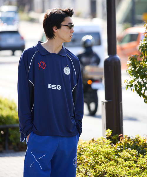 PARIS SAINT-GERMAIN(パリサンジェルマン)の「【Paris Saint-Germain / パリ・サン=ジェルマン】PSG X XO LONG SLEEVE JERSEY(Tシャツ/カットソー・メンズ・ホワイト/ネイビー・MEDIUM/LARGE/X-LARGE)」の6枚目の写真