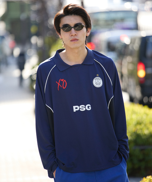 PARIS SAINT-GERMAIN(パリサンジェルマン)の「【Paris Saint-Germain / パリ・サン=ジェルマン】PSG X XO LONG SLEEVE JERSEY(Tシャツ/カットソー・メンズ・ホワイト/ネイビー・MEDIUM/LARGE/X-LARGE)」の19枚目の写真