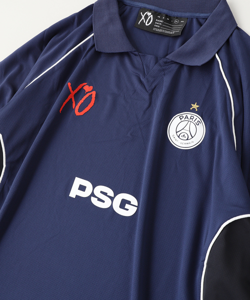 PARIS SAINT-GERMAIN(パリサンジェルマン)の「【Paris Saint-Germain / パリ・サン=ジェルマン】PSG X XO LONG SLEEVE JERSEY(Tシャツ/カットソー・メンズ・ホワイト/ネイビー・MEDIUM/LARGE/X-LARGE)」の4枚目の写真