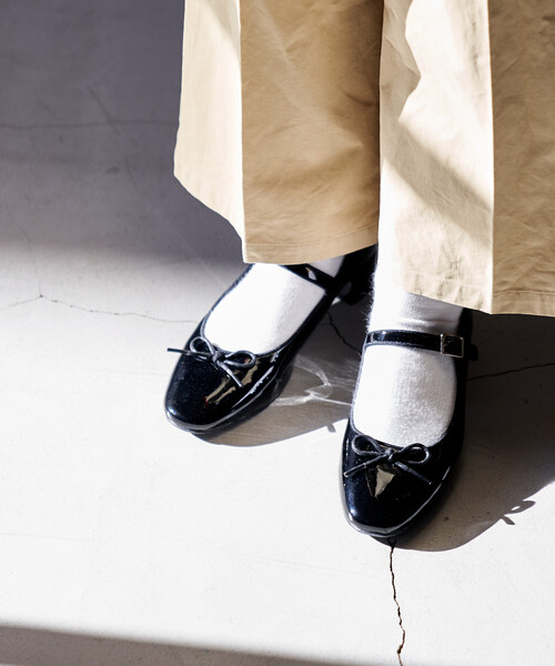 FREAK'S STORE（フリークスストア）の「晴雨兼用バレエパンプス（パンプス・レディース・レオパード/シルバー/その他/ブラック・37/36/39/38/35）」の3枚目の写真