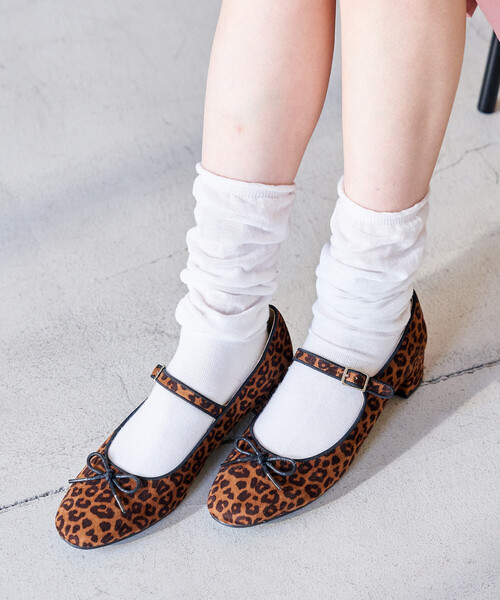 FREAK'S STORE（フリークスストア）の「晴雨兼用バレエパンプス（パンプス・レディース・レオパード/シルバー/その他/ブラック・37/36/39/38/35）」の14枚目の写真