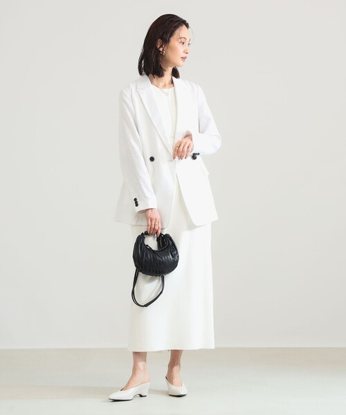 コットン 16ゲージ ノースリーブ ワンピース（ワンピース）｜Demi-Luxe