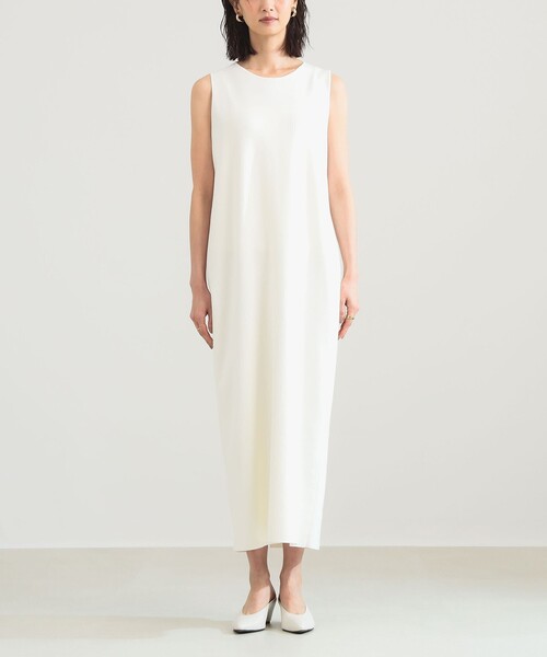 〈新品〉デュラスアンビエント/ワンピース/オフ白/S コットン 16ゲージ ノースリーブ ワンピース（ワンピース）｜Demi-Luxe