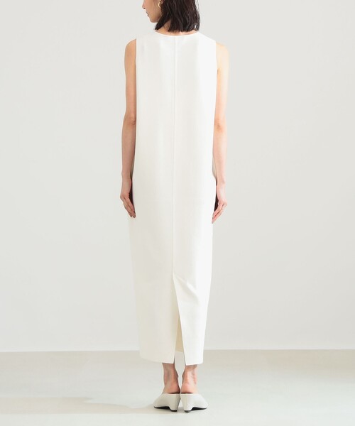 Demi-Luxe BEAMS（デミルクス ビームス）の「コットン 16ゲージ ノースリーブ ワンピース（ワンピース・レディース・チャコールグレー/ダークブラウン/ホワイト・ONE SIZE）」の18枚目の写真