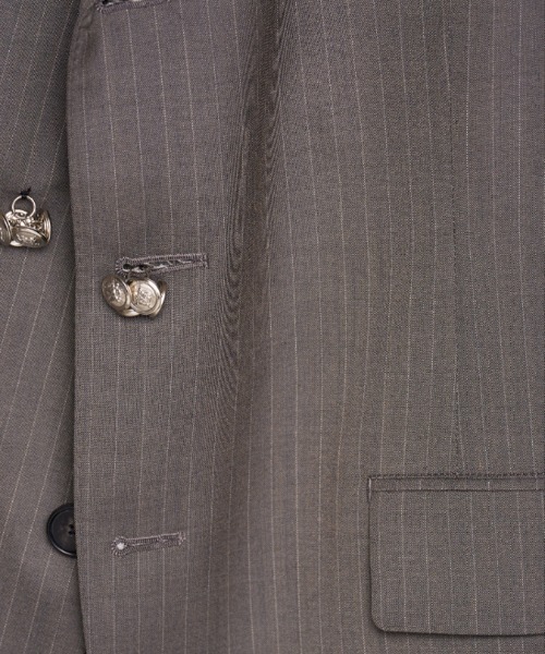 GARDEN TOKYO（ガーデントウキョウ）の「MASU/エムエーエスユー/RED BAR TACK TAILORED JACKET/M26U6JK001（テーラードジャケット・メンズ・グレー・48）」の6枚目の写真