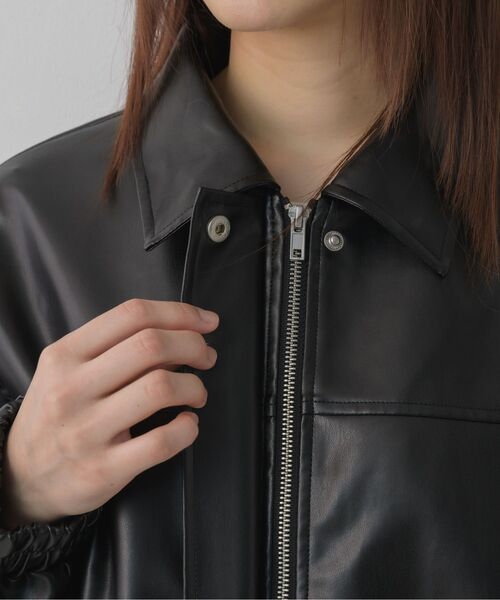 RETRO GIRL（レトロガール）の「2wayFレザーBZ（ブルゾン・レディース・ブラック/ブラウン・FREE）」の21枚目の写真
