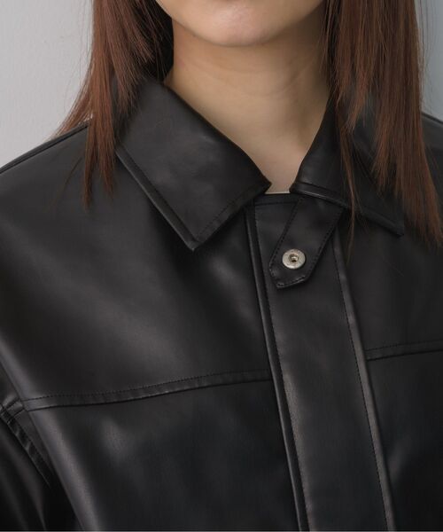 RETRO GIRL（レトロガール）の「2wayFレザーBZ（ブルゾン・レディース・ブラック/ブラウン・FREE）」の22枚目の写真