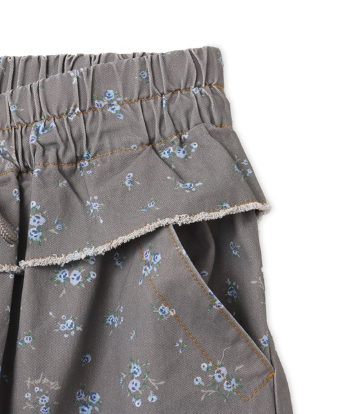 atmos pink(アトモスピンク)の「atmos pink Floral Double Knee Frill Pants / アトモス ピンク フローラル ダブル ニー フリル パンツ(その他パンツ・レディース・グレー/ホワイト・M/S)」の4枚目の写真