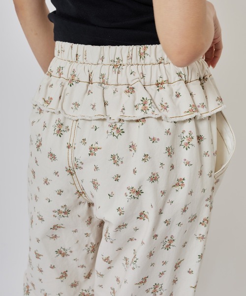 atmos pink(アトモスピンク)の「atmos pink Floral Double Knee Frill Pants / アトモス ピンク フローラル ダブル ニー フリル パンツ(その他パンツ・レディース・グレー/ホワイト・M/S)」の16枚目の写真