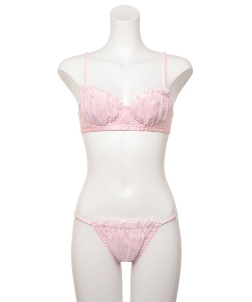 Ravijour(ラヴィジュール)の「ボンボンアムール ショーツセット(ブラ&ショーツ・レディース・ピンク・M/S)」の3枚目の写真