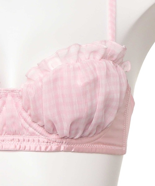 Ravijour(ラヴィジュール)の「ボンボンアムール ショーツセット(ブラ&ショーツ・レディース・ピンク・M/S)」の4枚目の写真