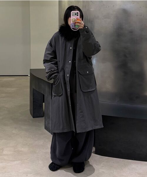 DIAGONAL(ダイアゴナル)の「WARM JOGGER PANTS (dark grey)(その他パンツ・レディース・その他・FREE)」の7枚目の写真