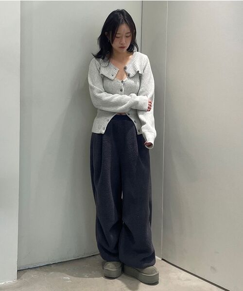 DIAGONAL(ダイアゴナル)の「WARM JOGGER PANTS (dark grey)(その他パンツ・レディース・その他・FREE)」の8枚目の写真