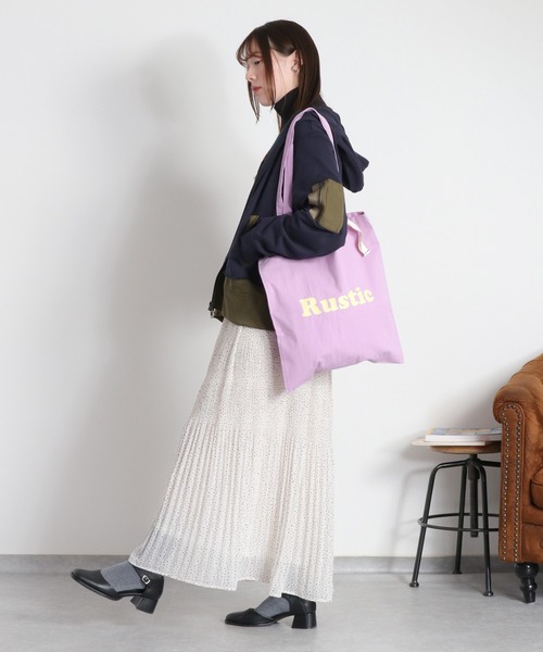 cepo（セポ）の「カラートートバッグ（トートバッグ・レディース・パープル/ネイビー/イエロー/ピンク/オフホワイト・FREE）」の18枚目の写真