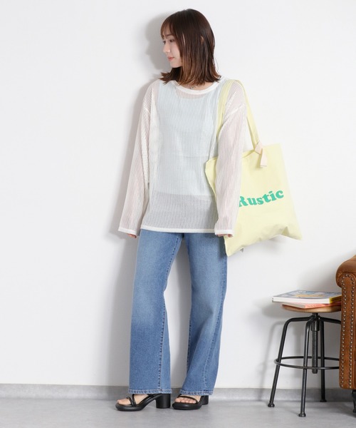 cepo（セポ）の「カラートートバッグ（トートバッグ・レディース・パープル/ネイビー/イエロー/ピンク/オフホワイト・FREE）」の9枚目の写真