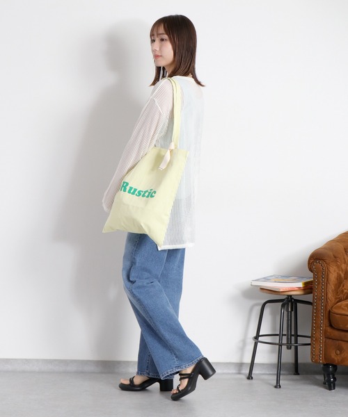 cepo（セポ）の「カラートートバッグ（トートバッグ・レディース・パープル/ネイビー/イエロー/ピンク/オフホワイト・FREE）」の10枚目の写真