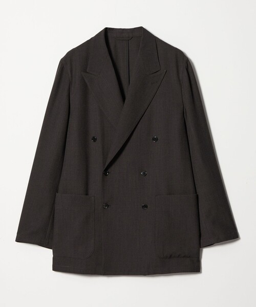 Steven Alan(スティーブンアラン)の「<Steven Alan> P/LN ダブルブレステッド 6B ジャケット(テーラードジャケット・メンズ・ブラック・S/M/L/XL)」の1枚目の写真