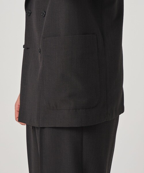 Steven Alan(スティーブンアラン)の「<Steven Alan> P/LN ダブルブレステッド 6B ジャケット(テーラードジャケット・メンズ・ブラック・S/M/L/XL)」の7枚目の写真