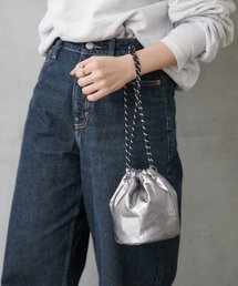 BIRTHDAY BAR | メタリックミニ巾着バッグ(トートバッグ)