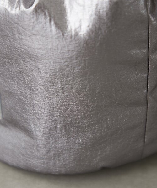 BIRTHDAY BAR（バースデイバー）の「メタリックミニ巾着バッグ（トートバッグ・レディース・ダークグレー/シルバー・0）」の12枚目の写真