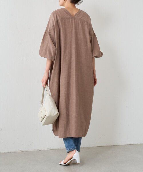 BEARDSLEY（ビアズリー）の「ガウンワンピース（ワンピース・レディース・サンドベージュ/ブラック・FREE）」の17枚目の写真