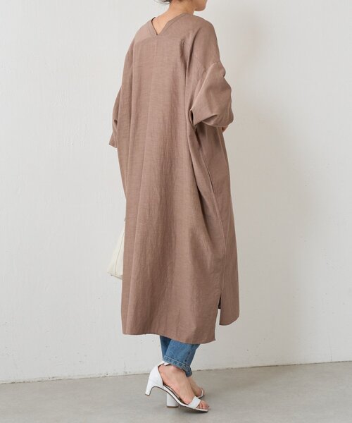 BEARDSLEY（ビアズリー）の「ガウンワンピース（ワンピース・レディース・サンドベージュ/ブラック・FREE）」の18枚目の写真