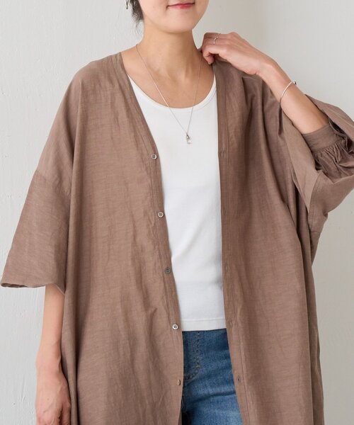 BEARDSLEY（ビアズリー）の「ガウンワンピース（ワンピース・レディース・サンドベージュ/ブラック・FREE）」の22枚目の写真