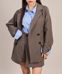apres jour mignon（アプレジュールミニョン）の「【セットアップ着用可能】オーバーダブルジャケット（テーラードジャケット）」