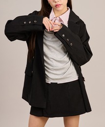 apres jour mignon（アプレジュールミニョン）の「【セットアップ着用可能】オーバーダブルジャケット（テーラードジャケット）」