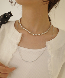 Native SilverStreams（ネイティブシルバーストリームズ）の「《追加》Native SilverStreams ネックレス 3連 60cm NSA1003600（ネックレス）」