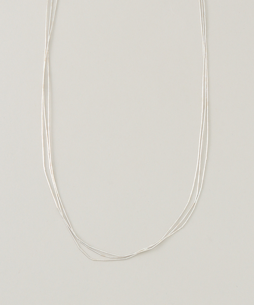 Native SilverStreams（ネイティブシルバーストリームズ）の「《追加》Native SilverStreams ネックレス 3連 60cm NSA1003600（ネックレス・レディース・シルバー・FREE）」の3枚目の写真