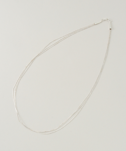Native SilverStreams（ネイティブシルバーストリームズ）の「《追加》Native SilverStreams ネックレス 3連 60cm NSA1003600（ネックレス・レディース・シルバー・FREE）」の4枚目の写真