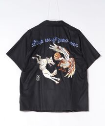 sulvam | sulvam×KOZABURO/サルバム×コウザブロウ/刺繍スカ 開襟シャツ(シャツ/ブラウス)