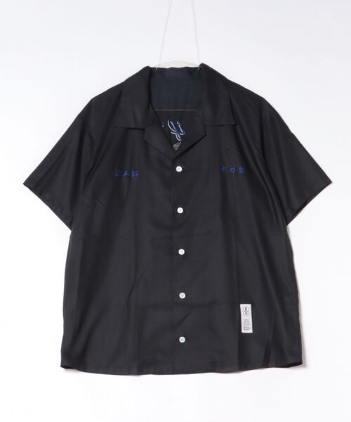 sulvam（サルバム）の「sulvam×KOZABURO/サルバム×コウザブロウ/刺繍スカ 開襟シャツ（シャツ/ブラウス・メンズ・ホワイト/ブラック・L/S/M）」の3枚目の写真