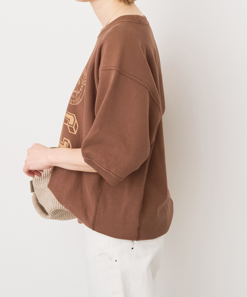 Spick & Span（スピックアンドスパン）の「Champion/チャンピオン REVERSE WEAVE SHORT SLEEVE SWEA（スウェット・レディース・ブラック系その他/ブラウン・MEDIUM）」の15枚目の写真